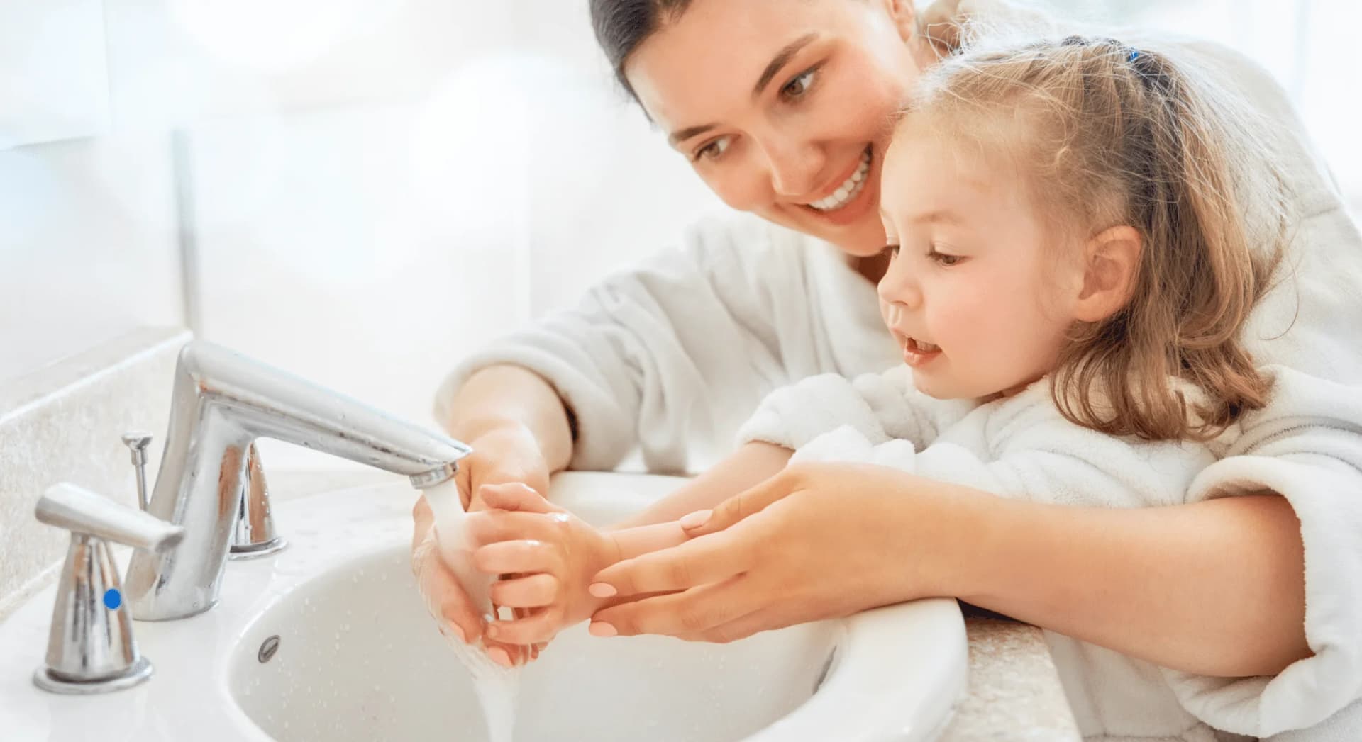 Scène de vie autour du confort de l'eau