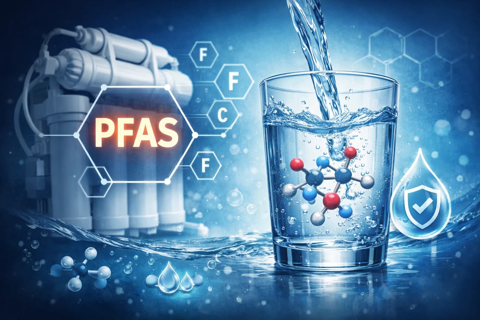 PFAS dans l'eau du robinet : pourquoi l'osmoseur protège
