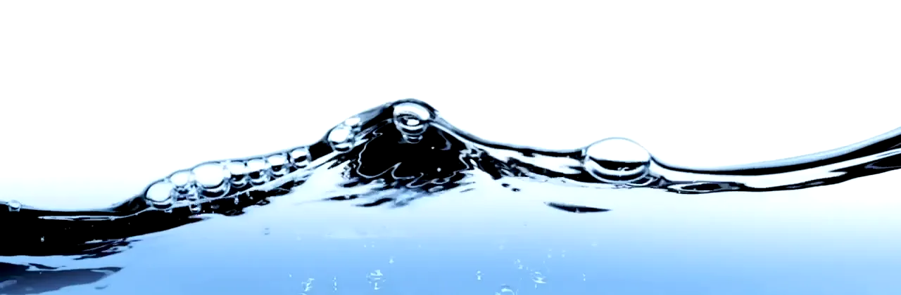 Mouvement d'eau claire